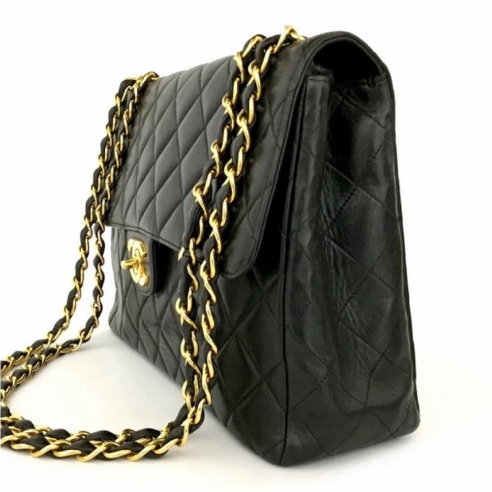 CHANEL Jumbo 30🤩11.8”🤩24K Hardware Amazing cond🤩Box Card Duster Org pamphlets - Picture 4 of 15